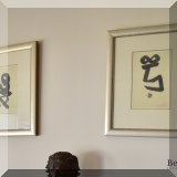 A22. Pair of abstract prints. 